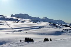 07D Simpson Ridge, Indian Peak, Fatigue Mountain, Golden Mountain From Top Of Strawberry Chair At Banff Sunshine Ski Area